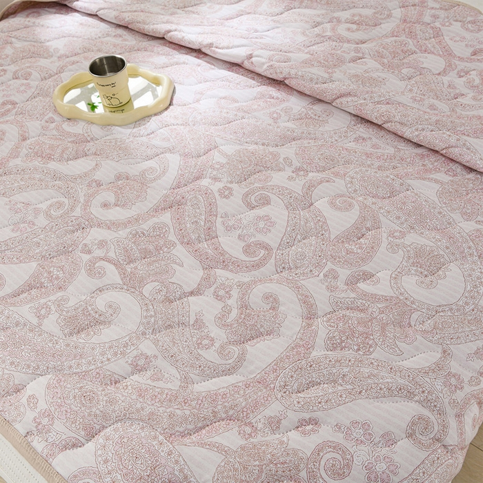 91家纺网 家纺一手货源 找家纺 圣靓家纺 2026新款清柔水洗夏被被子被芯 流年