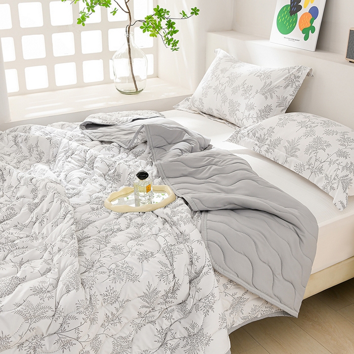 圣靓家纺 2026新款清柔水洗夏被被子被芯 诺言