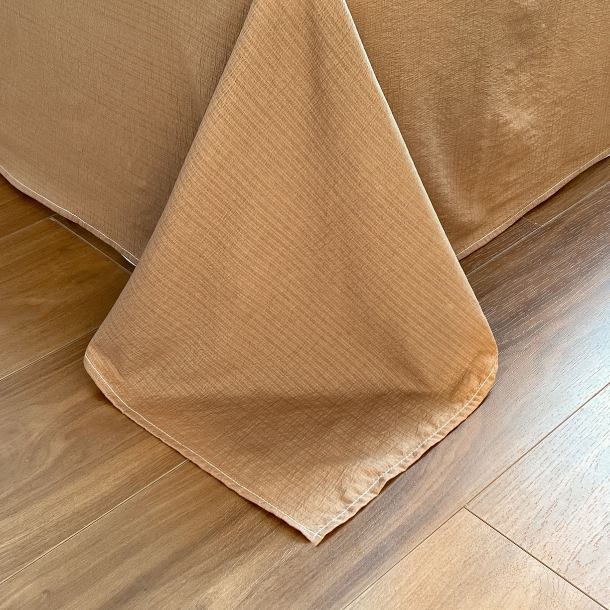 91家纺网 家纺一手货源 找家纺 川悦生活 2026新款A类双层皱皱纱夏被空调被 夏被可乐腊肠