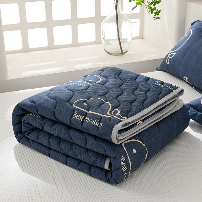 圣楚家纺 2026新款清柔水洗夏被被子被芯 鲸鱼