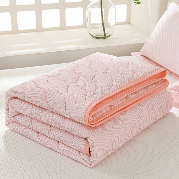 圣楚家纺 2026新款清柔水洗夏被被子被芯 唯一-粉