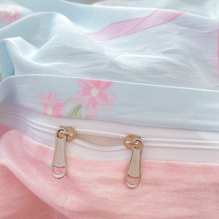 91家纺网 家纺一手货源 找家纺 凌鼎 2026新款多规格掉边全棉印花四件套 海岛繁花