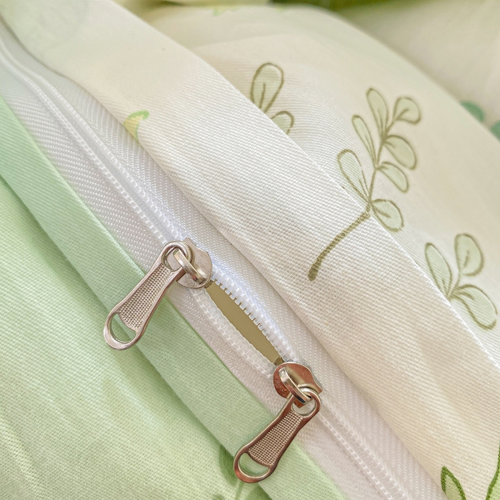 91家纺网 家纺一手货源 找家纺 凌鼎 2026新款多规格掉边全棉印花四件套 恒久花叶绿