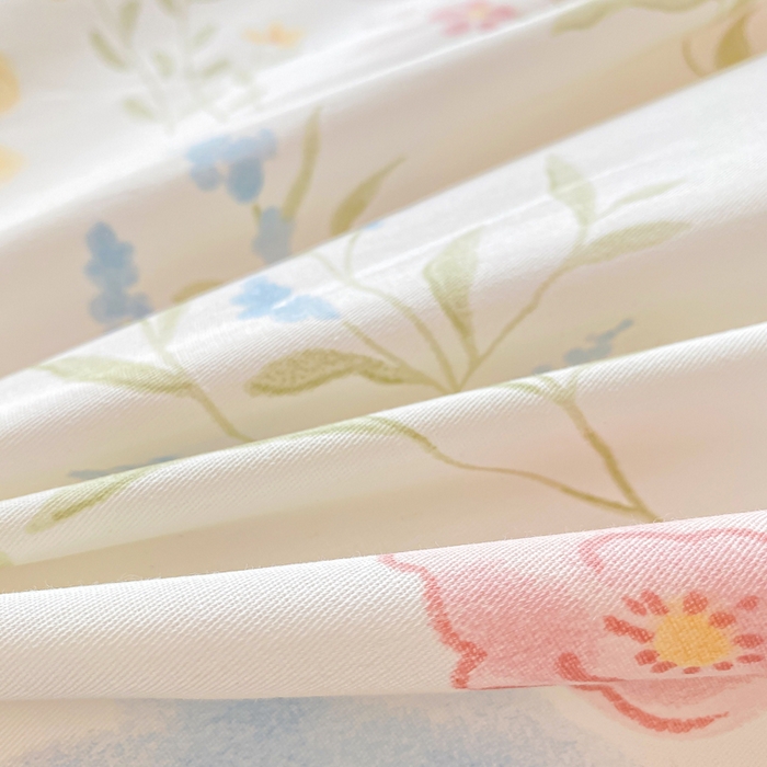 91家纺网 家纺一手货源 找家纺 凌鼎 2026新款多规格掉边全棉印花四件套 浅草繁花