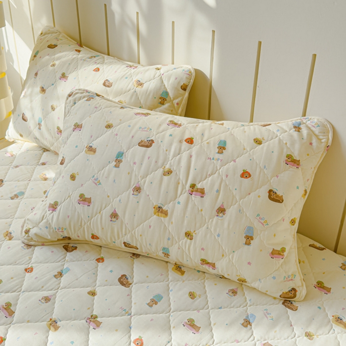 91家纺网 家纺一手货源 找家纺 （总）U品汇 2026A类全棉夹棉床笠床罩单件隔尿透气床垫加厚防尘可水洗保护套