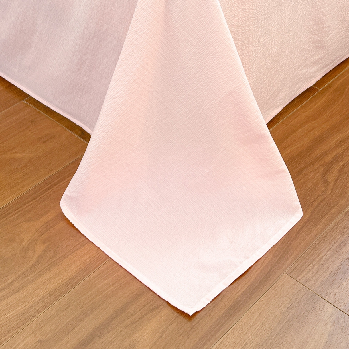 91家纺网 家纺一手货源 找家纺 川悦生活 2026新款A类双层皱皱纱夏被空调被 夏被甜梦心愿