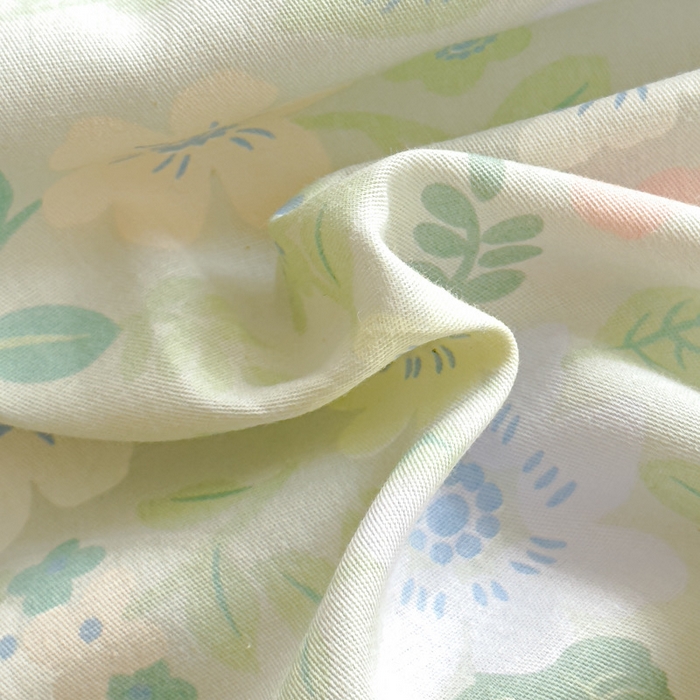 91家纺网 家纺一手货源 找家纺 U品汇 2026A类全棉夹棉床笠床罩单件隔尿透气床垫加厚防尘可水洗保护套 绿野仙踪