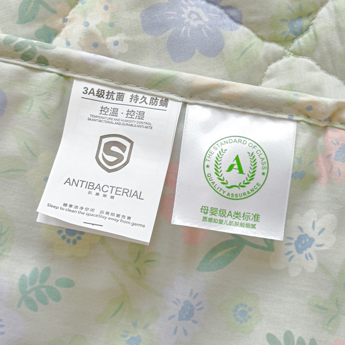 91家纺网 家纺一手货源 找家纺 U品汇 2026A类全棉夹棉床笠床罩单件隔尿透气床垫加厚防尘可水洗保护套 绿野仙踪
