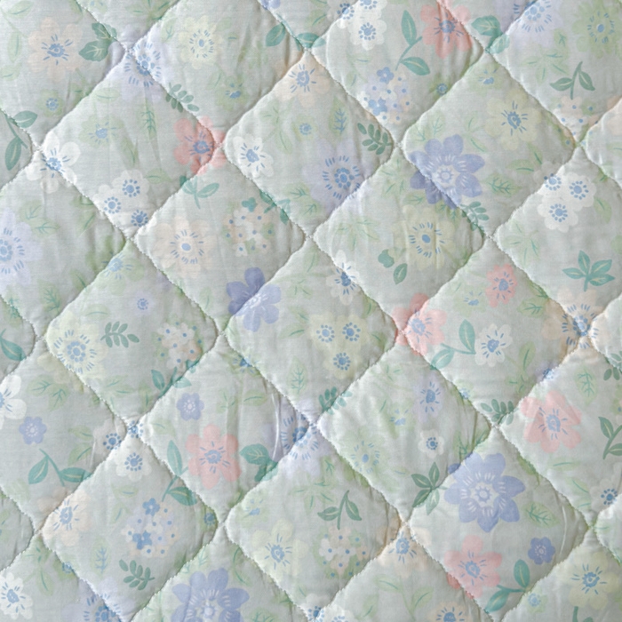 91家纺网 家纺一手货源 找家纺 U品汇 2026A类全棉夹棉床笠床罩单件隔尿透气床垫加厚防尘可水洗保护套 绿野仙踪