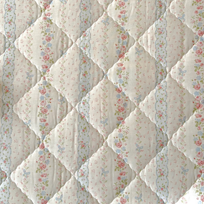 91家纺网 家纺一手货源 找家纺 U品汇 2026A类全棉夹棉床笠床罩单件隔尿透气床垫加厚防尘可水洗保护套 轻花吟