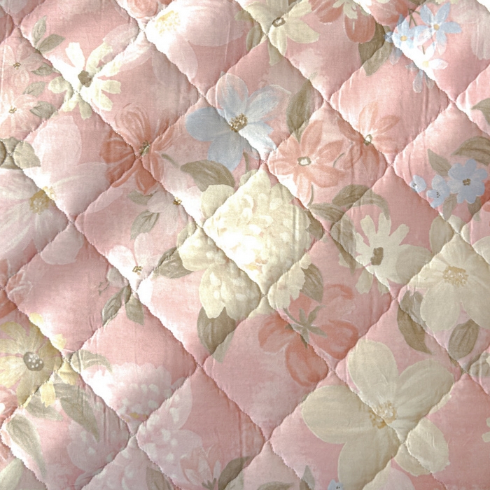 91家纺网 家纺一手货源 找家纺 U品汇 2026A类全棉夹棉床笠床罩单件隔尿透气床垫加厚防尘可水洗保护套 香妃花朵