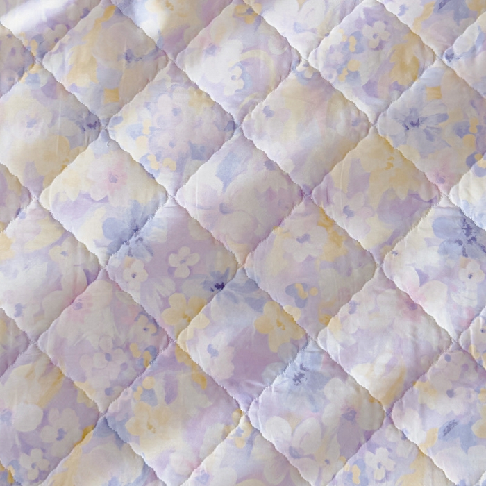 91家纺网 家纺一手货源 找家纺 U品汇 2026A类全棉夹棉床笠床罩单件隔尿透气床垫加厚防尘可水洗保护套 紫色梦境