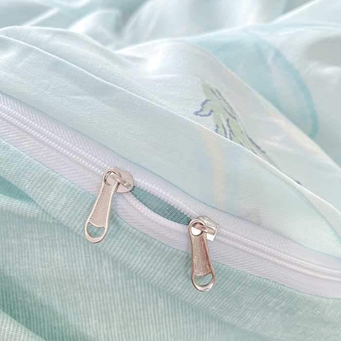 91家纺网 家纺一手货源 找家纺 凌鼎 2026新款多规格掉边全棉印花四件套 至雅清新