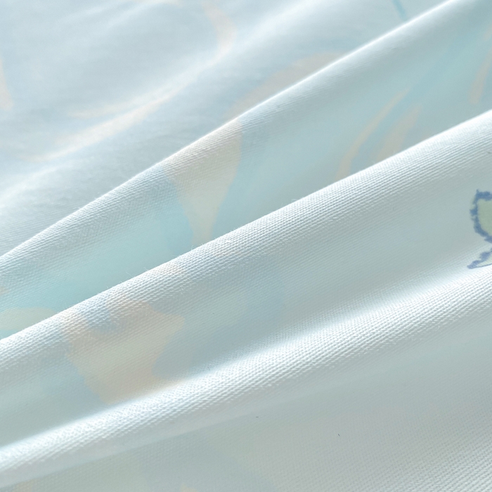 91家纺网 家纺一手货源 找家纺 凌鼎 2026新款多规格掉边全棉印花四件套 至雅清新