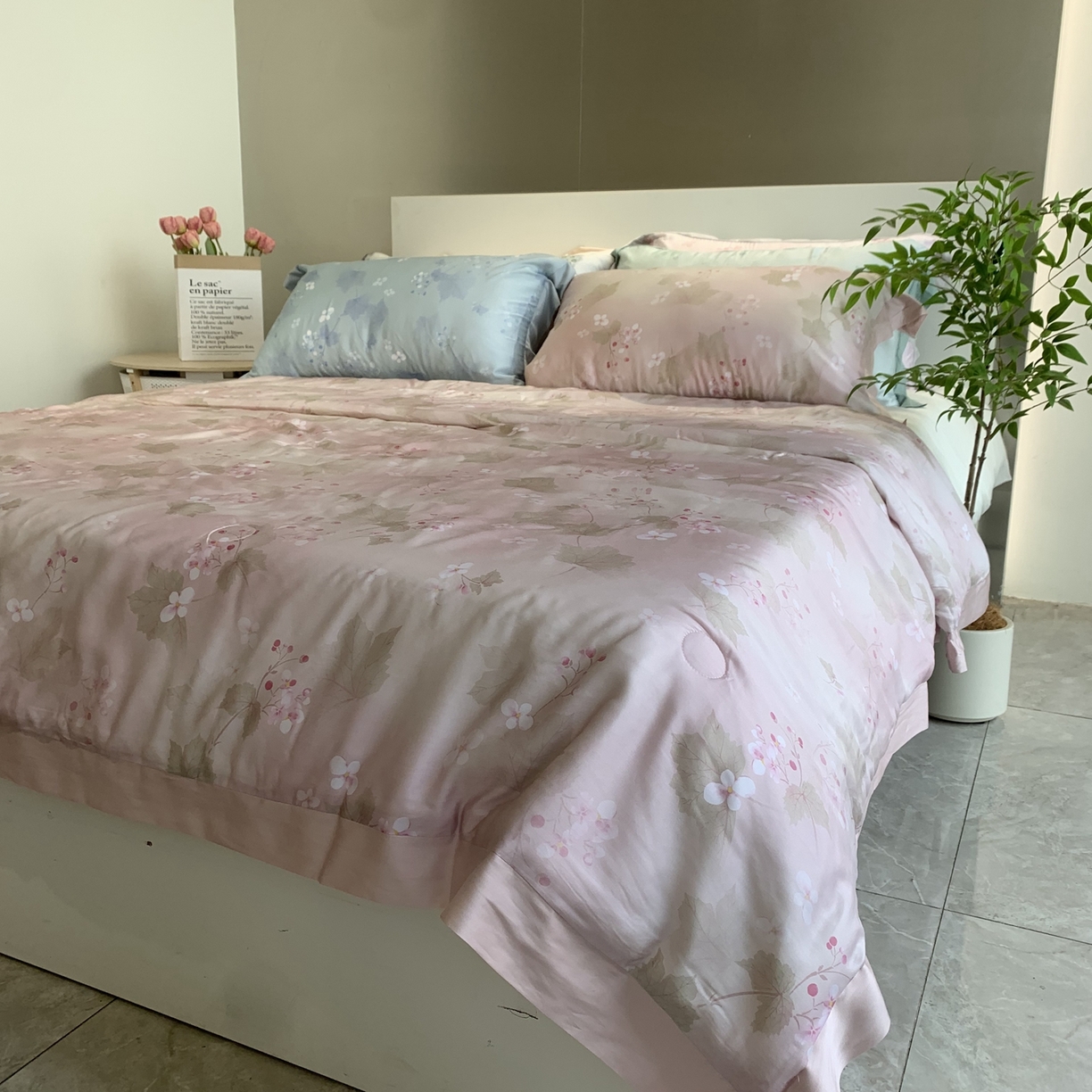 ROZ home 蕊姿家居 2026新款天丝棉夏被夏凉被空调被 秋海棠-粉