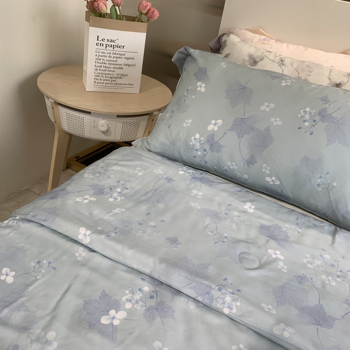 91家纺网 家纺一手货源 找家纺 ROZ home 蕊姿家居 2026新款天丝棉夏被夏凉被空调被 秋海棠-绿