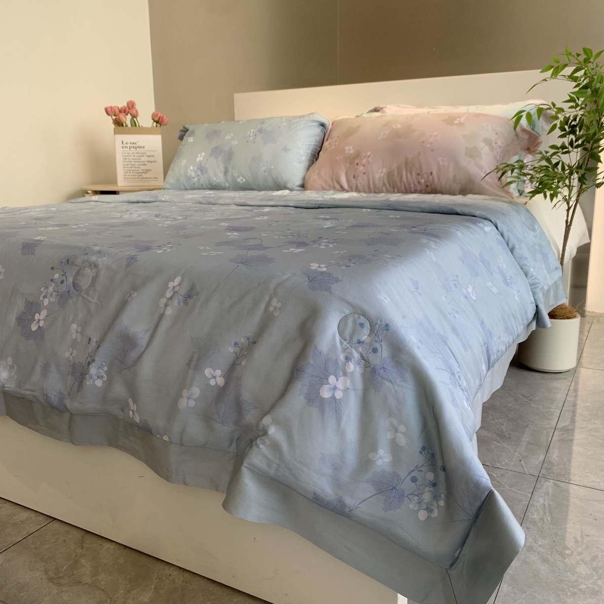 ROZ home 蕊姿家居 2026新款天丝棉夏被夏凉被空调被 秋海棠-绿