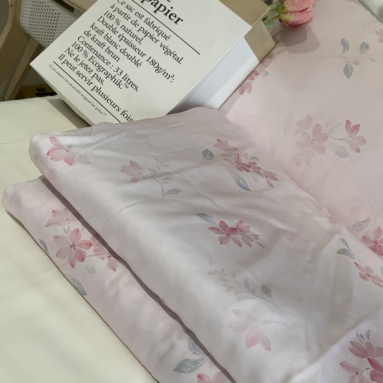 91家纺网 家纺一手货源 找家纺 ROZ home 蕊姿家居 2026新款天丝棉夏被夏凉被空调被 浮香-粉