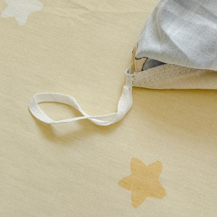 91家纺网 家纺一手货源 找家纺 U品汇 2026春夏新品全棉纯棉长绒棉印花四件套学生三件套100%棉小清新13070 宇航员