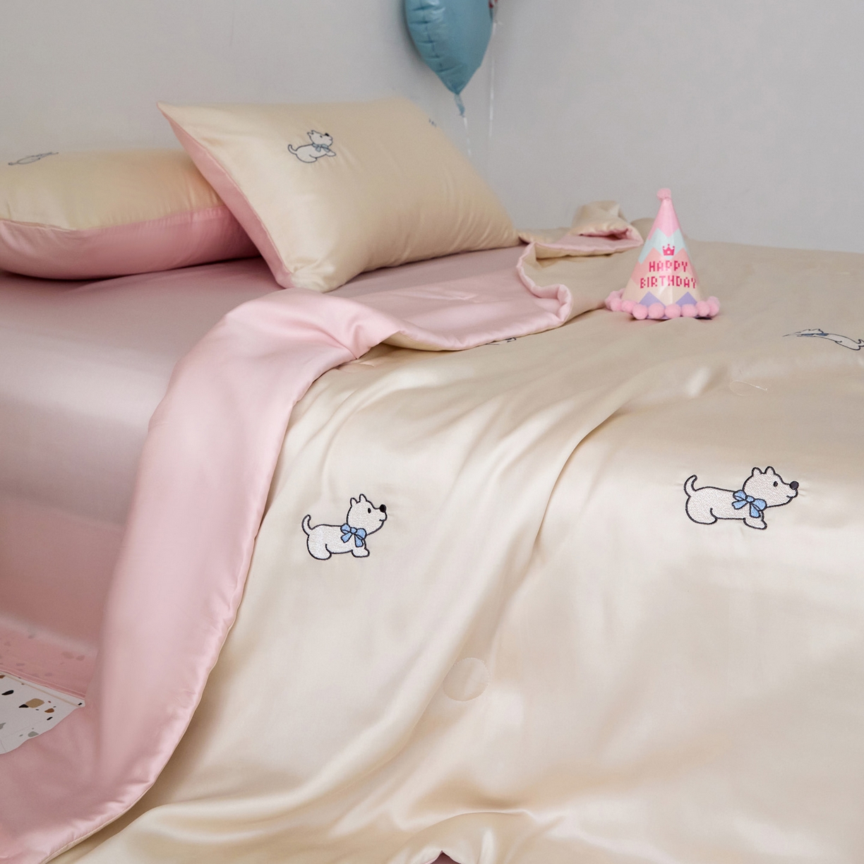 91家纺网 家纺一手货源 找家纺 （总）花愿（原花纪） 2026新款水洗冰丝刺绣夏被夏凉被空调被-爱彼