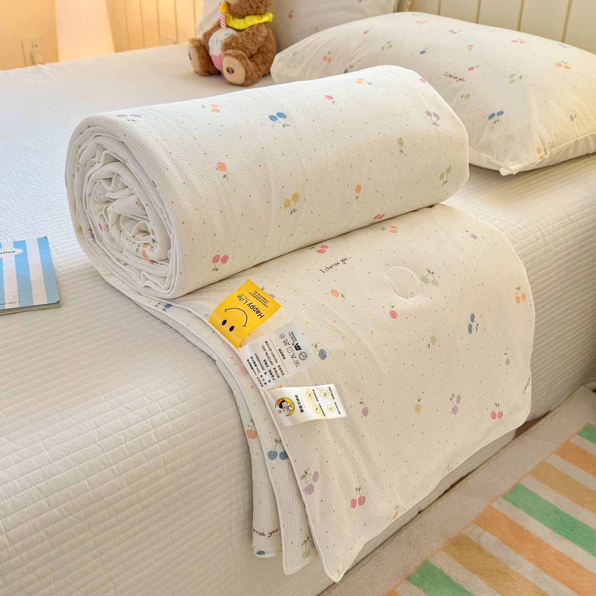 91家纺网 家纺一手货源 找家纺 （总）寐居家纺 2026新款清爽凉感丝夏被夏凉被空调被