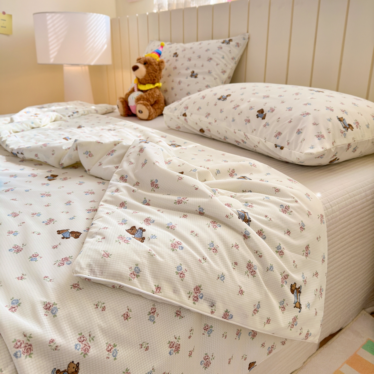 91家纺网 家纺一手货源 找家纺 寐居家纺 2026新款清爽凉感丝夏被夏凉被空调被 花田小柴