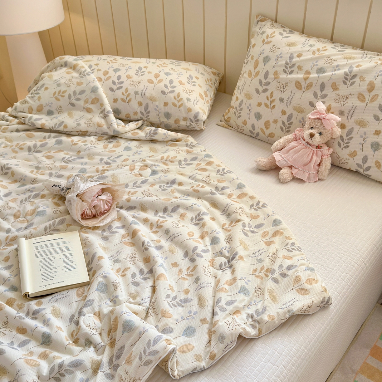 91家纺网 家纺一手货源 找家纺 寐居家纺 2026新款清爽凉感丝夏被夏凉被空调被 秋野织野