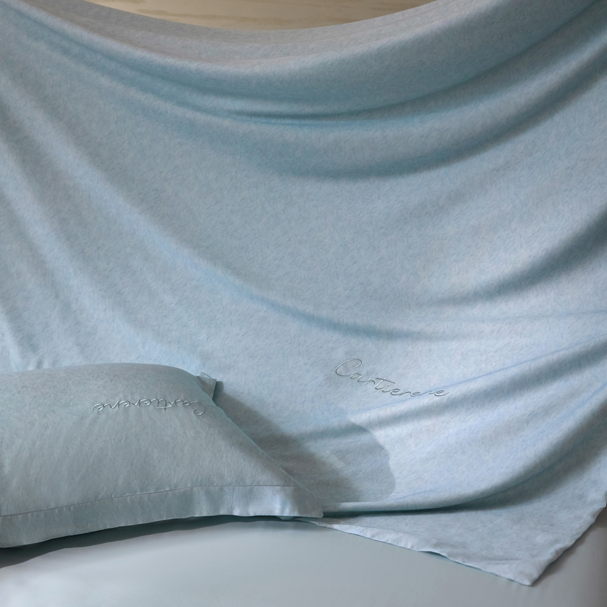 91家纺网 家纺一手货源 找家纺 花愿（原花纪） 2026新款全棉纯棉刺绣数码印花四件套-蒂娜 蒂娜-晴空兰