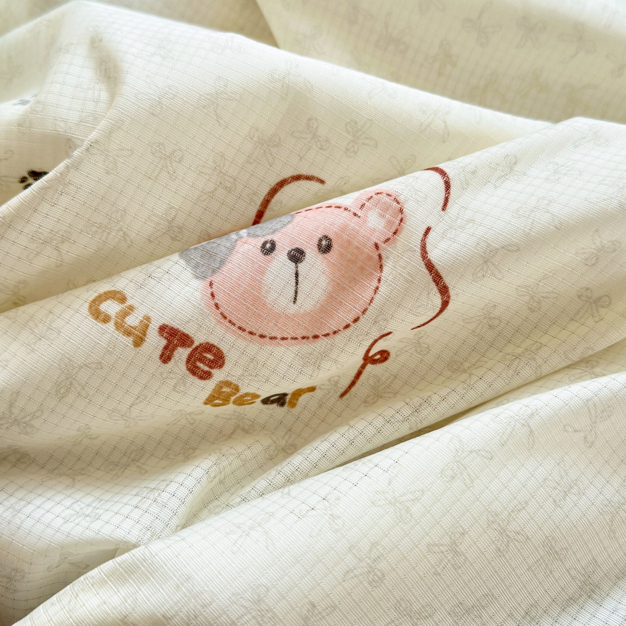 91家纺网 家纺一手货源 找家纺 寐居家纺 2026新款清爽凉感丝夏被夏凉被空调被 森野萌熊