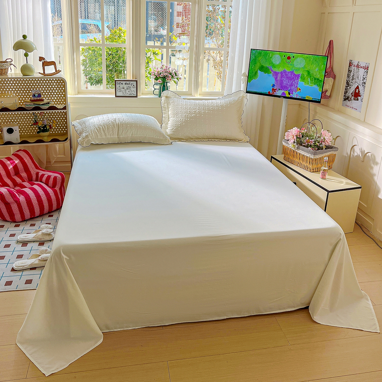 91家纺网 家纺一手货源 找家纺 （总）寐居家纺 2026新款A类韩式提花泡芙夏被夏凉被空调被