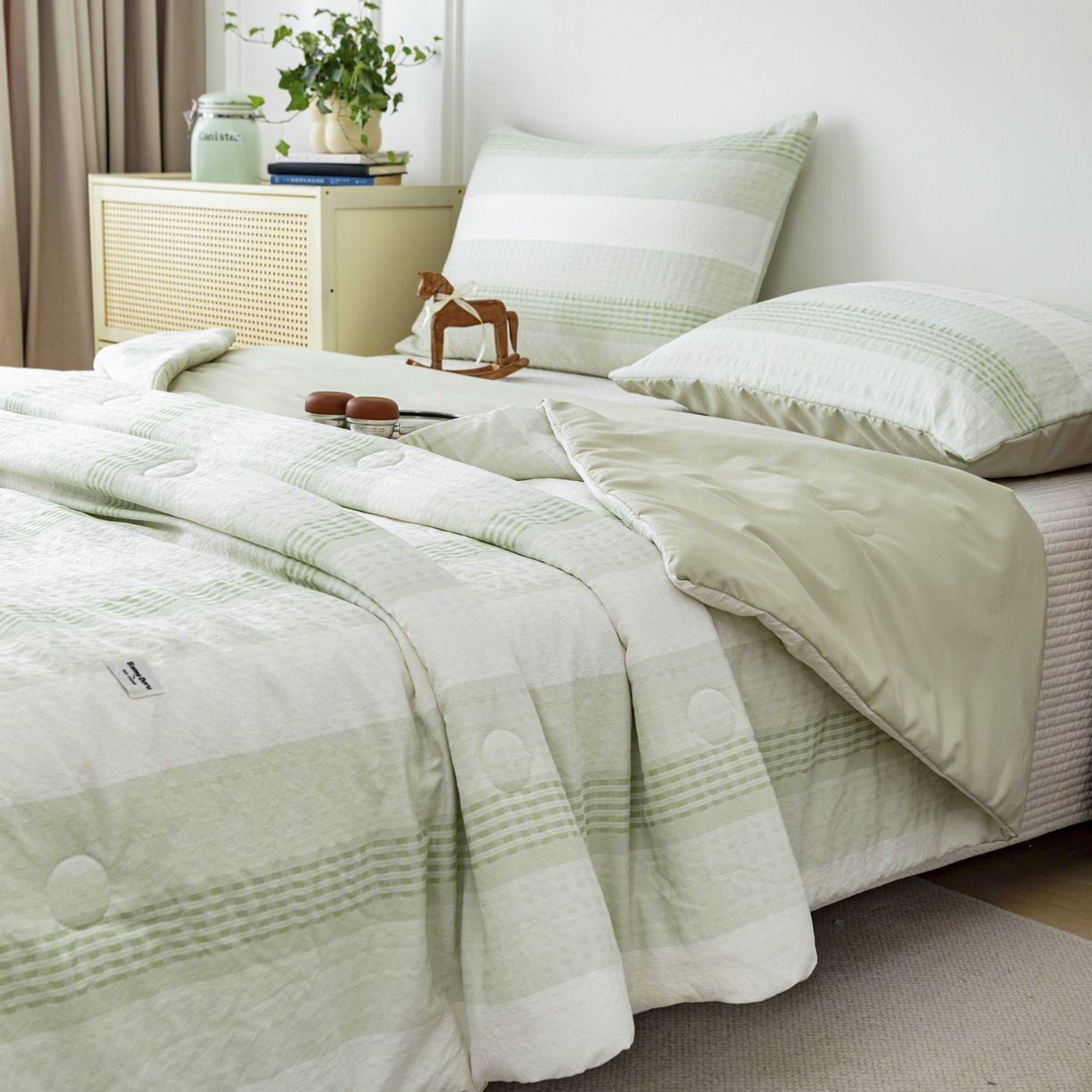 91家纺网 家纺一手货源 找家纺 （总）寐居家纺 2026新款柔软素织提花夏被夏凉被空调被