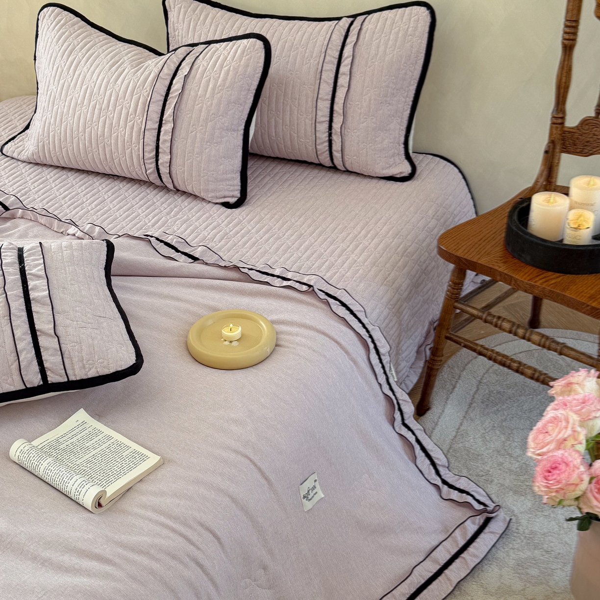 91家纺网 家纺一手货源 找家纺 （总）寐居家纺 2026新款雨露麻夏被床盖四件套