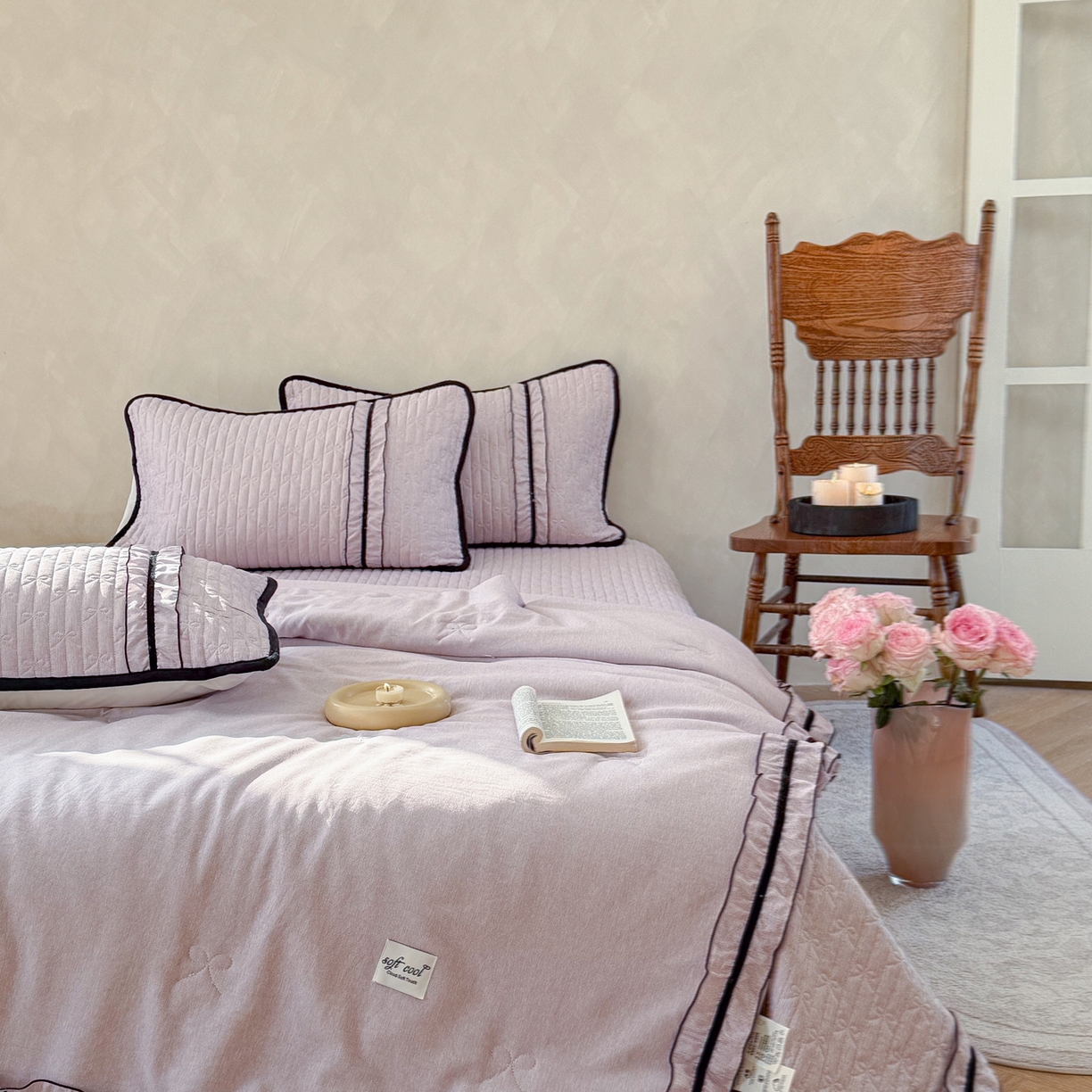 91家纺网 家纺一手货源 找家纺 （总）寐居家纺 2026新款雨露麻夏被床盖四件套