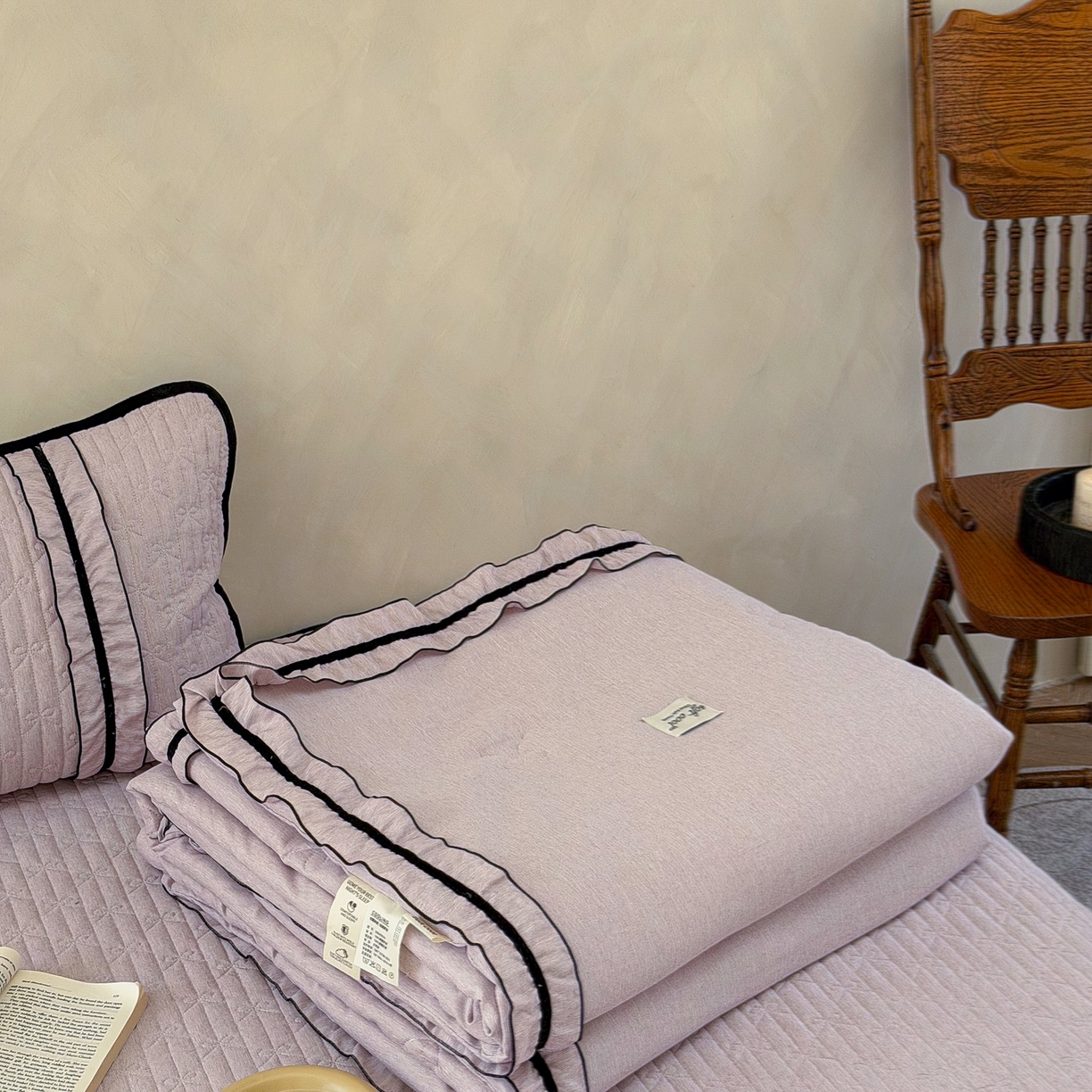 91家纺网 家纺一手货源 找家纺 （总）寐居家纺 2026新款雨露麻夏被床盖四件套