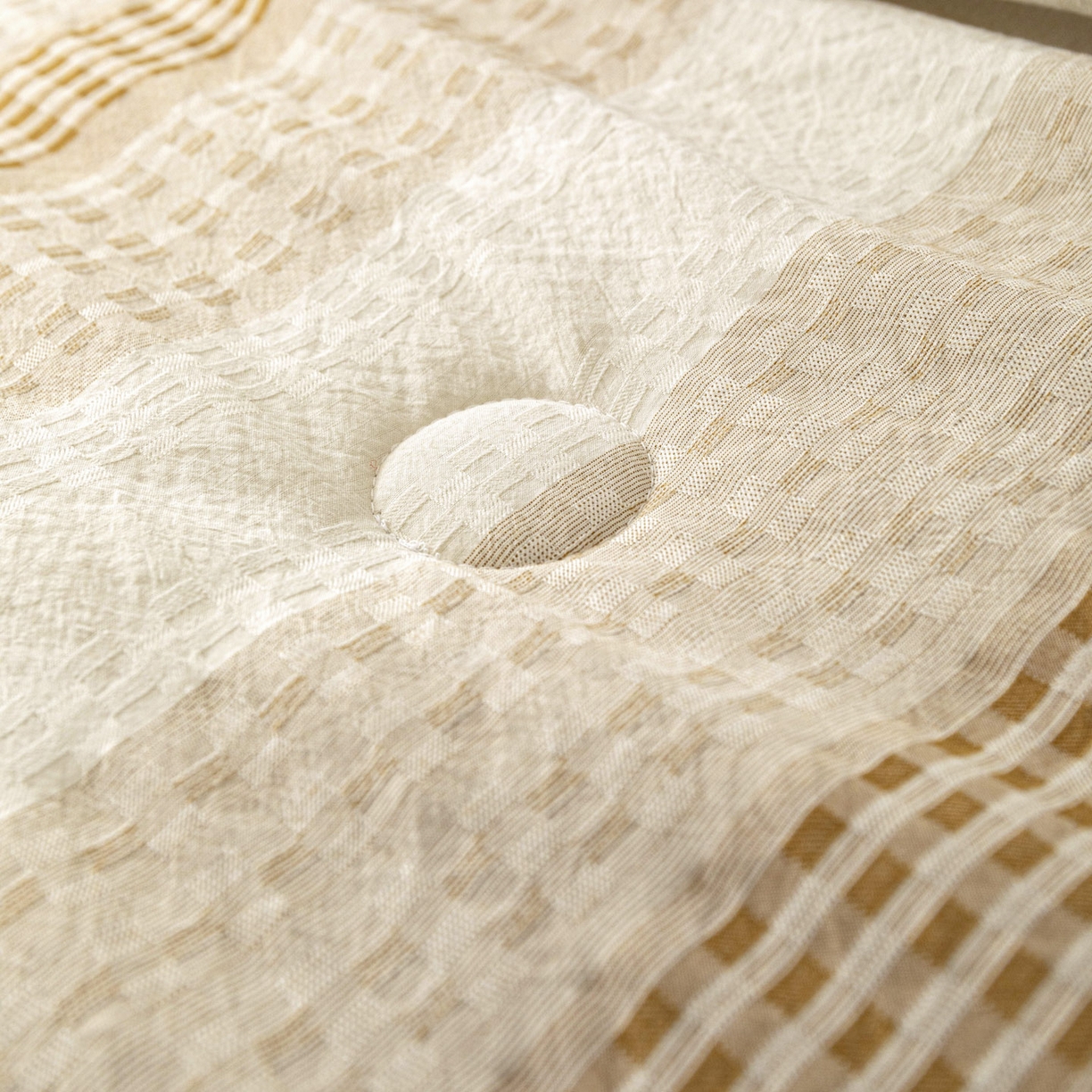 91家纺网 家纺一手货源 找家纺 寐居家纺 2026新款柔软素织提花夏被夏凉被空调被 素织·浅咖