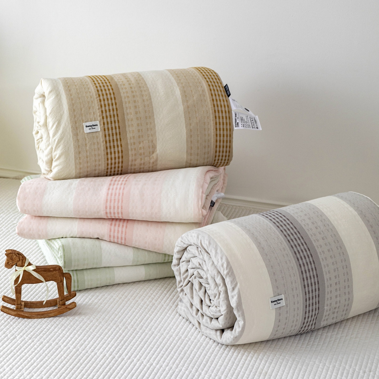 寐居家纺 2026新款柔软素织提花夏被夏凉被空调被 组合图仅供展示-不可下单