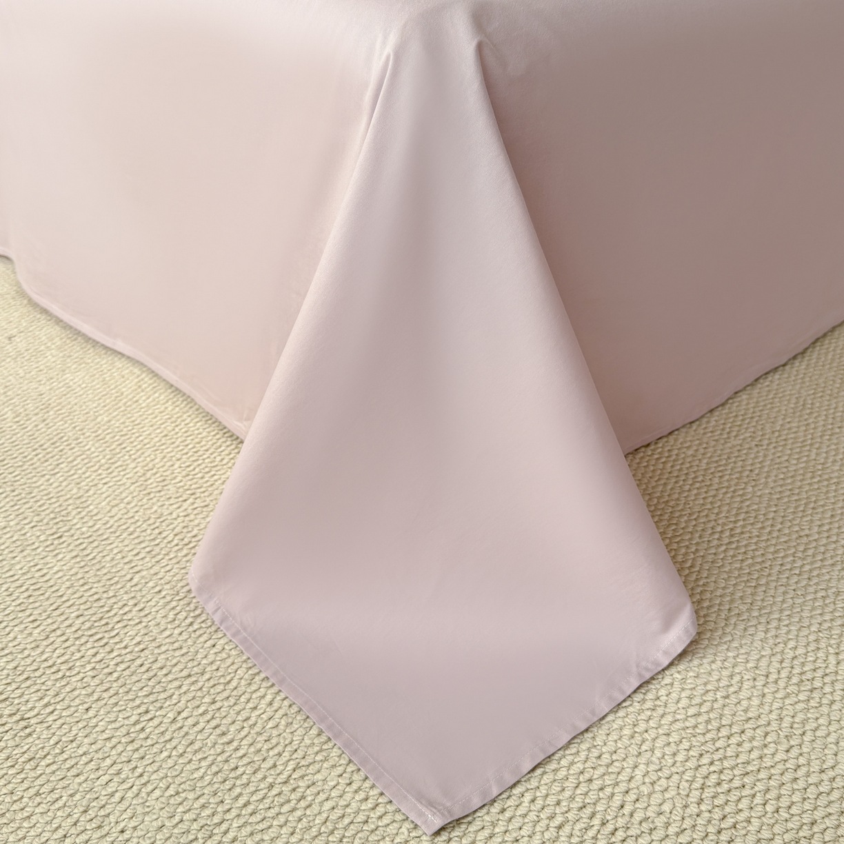 91家纺网 家纺一手货源 找家纺 慕尚家纺 2026新款A类60支长绒棉纯棉提花贡缎大提花光泽绸缎感四件套 雅柔紫