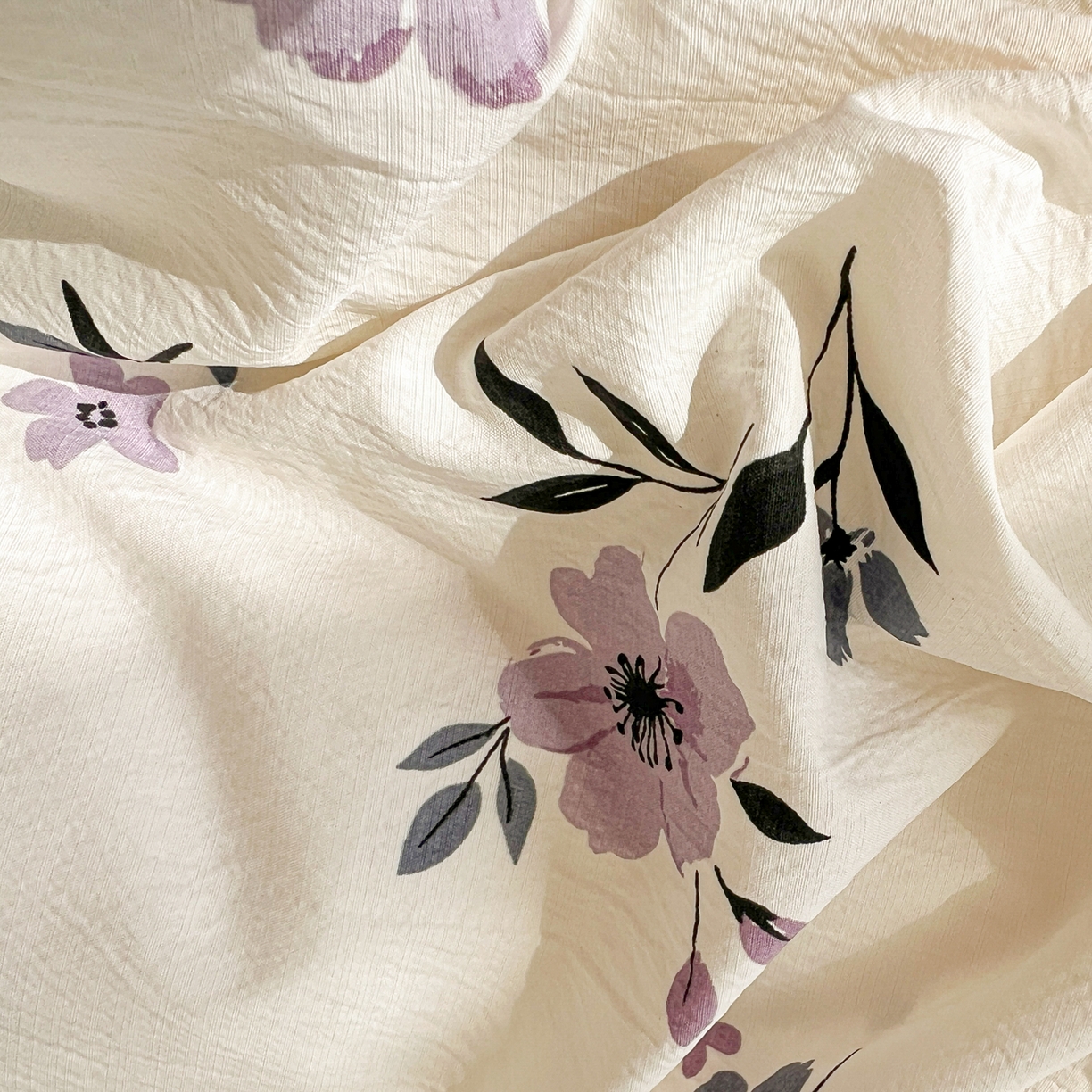 91家纺网 家纺一手货源 找家纺 提花大世界 2026新款冰肤纱法式花边凉感夏被夏凉被空调被被套凉席三件套床盖夹棉四件套 云间紫莓