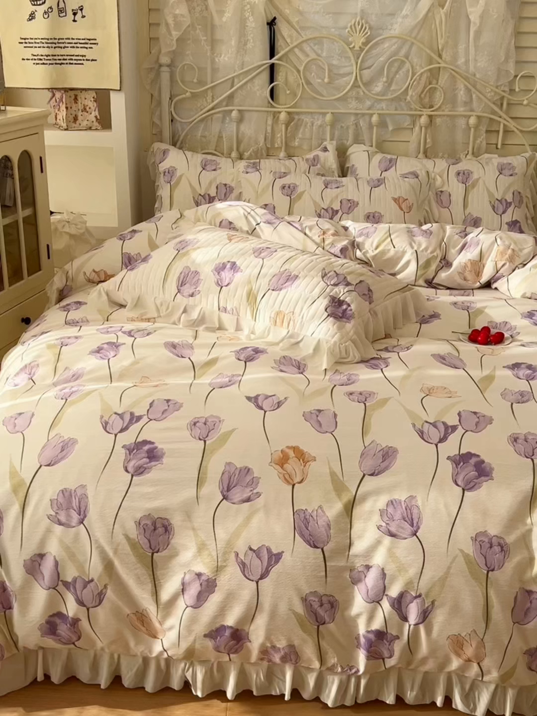 91家纺网 家纺一手货源 找家纺 （总）提花大世界 2026新款冰肤纱法式花边凉感夏被夏凉被空调被被套凉席三件套床盖夹棉四件套