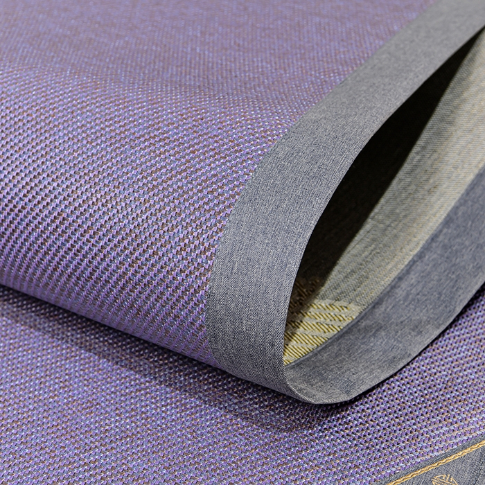 91家纺网 家纺一手货源 找家纺 小牛席业 2026新款对角绣冰藤双面席凉席席子 对角绣花-渐变冰藤紫色