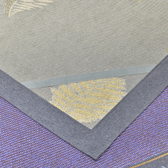 91家纺网 家纺一手货源 找家纺 小牛席业 2026新款对角绣冰藤双面席凉席席子 对角绣花-渐变冰藤紫色