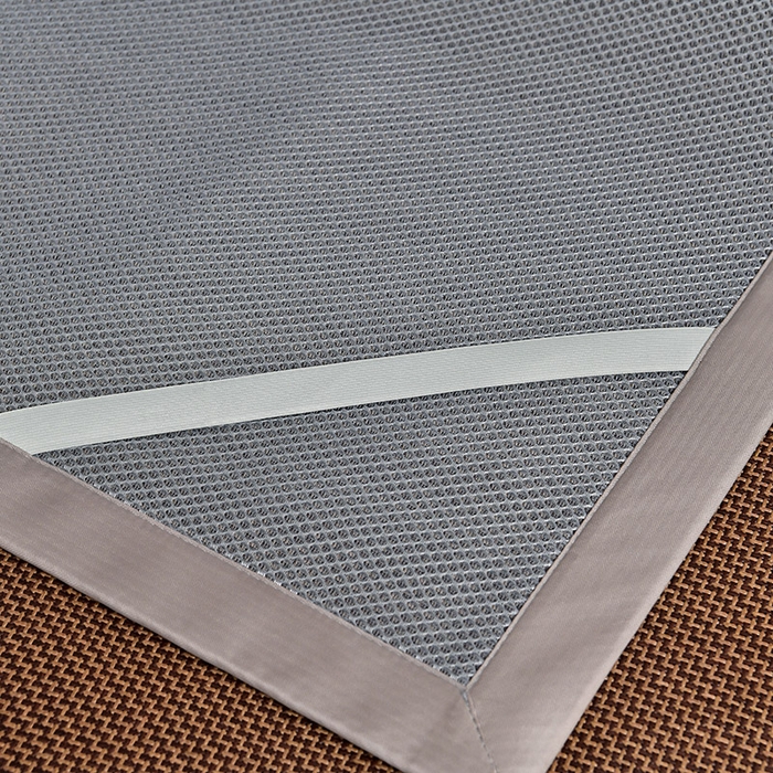 91家纺网 家纺一手货源 找家纺 小牛席业 2026新款加厚古藤席经典皮革标凉席席子 加厚古藤席-经典皮革标（咖啡）