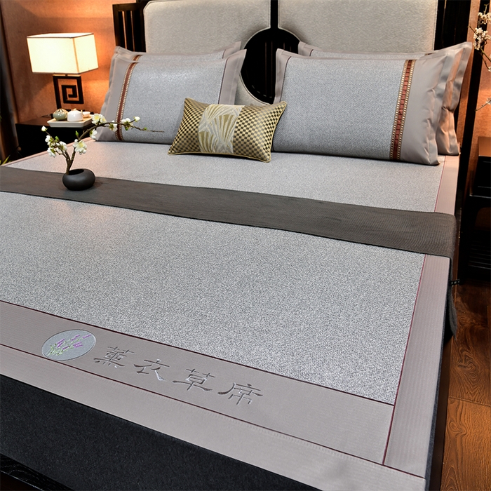 91家纺网 家纺一手货源 找家纺 （总）小牛席业 2026新款加厚款经典藤席面薰衣草清香席凉席席子