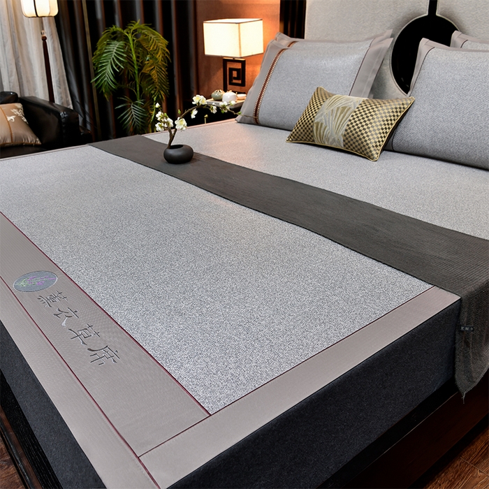 91家纺网 家纺一手货源 找家纺 （总）小牛席业 2026新款加厚款经典藤席面薰衣草清香席凉席席子