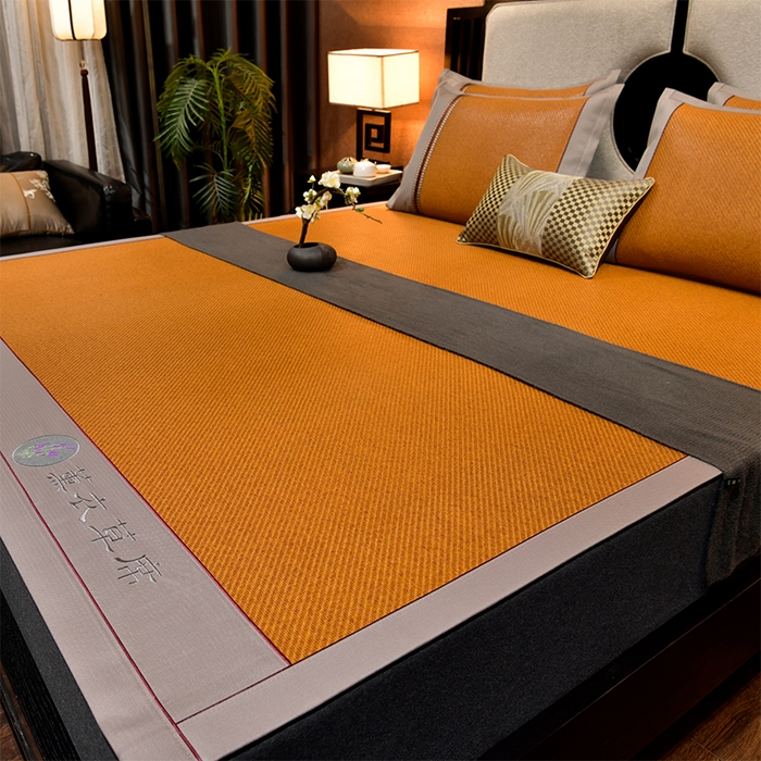 91家纺网 家纺一手货源 找家纺 （总）小牛席业 2026新款加厚款经典藤席面薰衣草清香席凉席席子