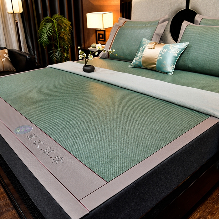 91家纺网 家纺一手货源 找家纺 （总）小牛席业 2026新款加厚款经典藤席面薰衣草清香席凉席席子