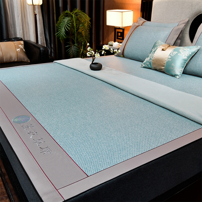 91家纺网 家纺一手货源 找家纺 （总）小牛席业 2026新款加厚款经典藤席面薰衣草清香席凉席席子