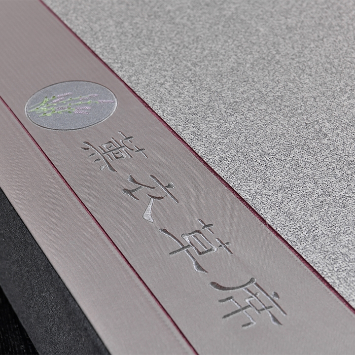 91家纺网 家纺一手货源 找家纺 小牛席业 2026新款加厚款经典藤席面薰衣草清香席凉席席子 薰衣草清香席-灰色