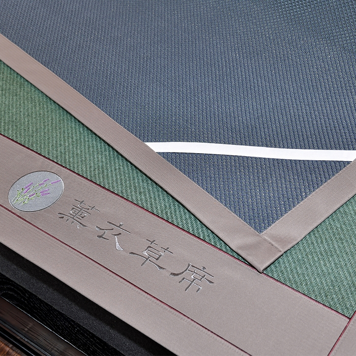 91家纺网 家纺一手货源 找家纺 小牛席业 2026新款加厚款经典藤席面薰衣草清香席凉席席子 薰衣草清香席-墨绿