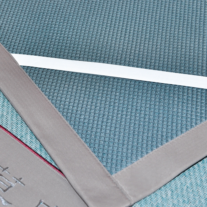 91家纺网 家纺一手货源 找家纺 小牛席业 2026新款加厚款经典藤席面薰衣草清香席凉席席子 薰衣草清香席-冰蓝